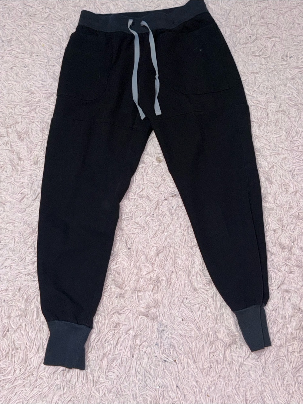 Figs Black Jogger Scrub Pants